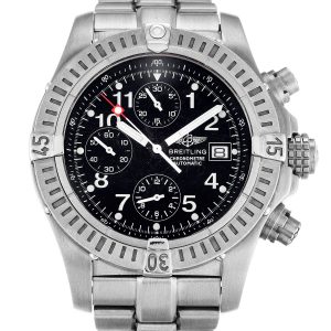 Breitling Chrono Avenger E13360 Mens 44 Mm Titanium Case Quartz Movement