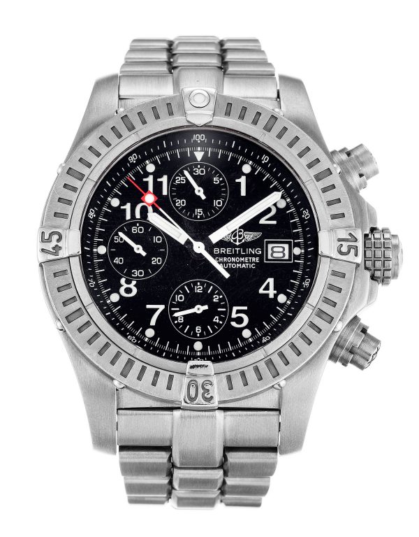 Breitling Chrono Avenger E13360 Mens 44 Mm Titanium Case Quartz Movement