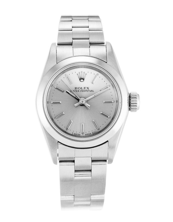 Rolex Lady Oyster Perpetual 67180 Ladies 26 Mm Steel Case Automatic Movement