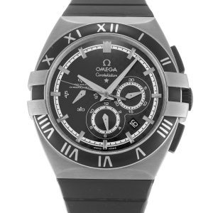 Omega Constellation Double… 121.92.41.50.01.001 Mens 41 Mm Titanium Case Automatic Co-axial Movement