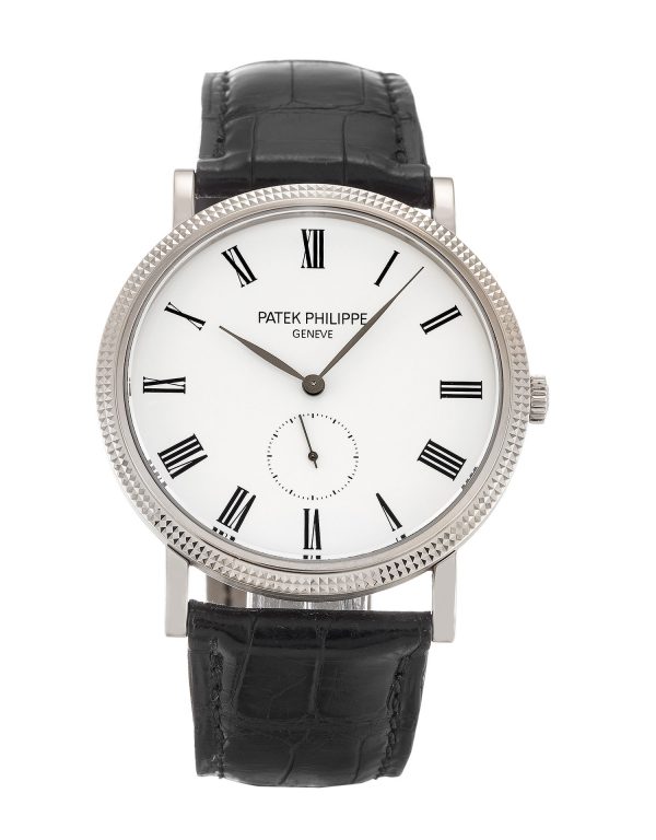 Patek Philippe Calatrava 5119g Mens 36 Mm White Gold Case Manual Movement