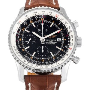 Breitling Navitimer World A24322 Mens 46 Mm Steel Case Quartz Movement