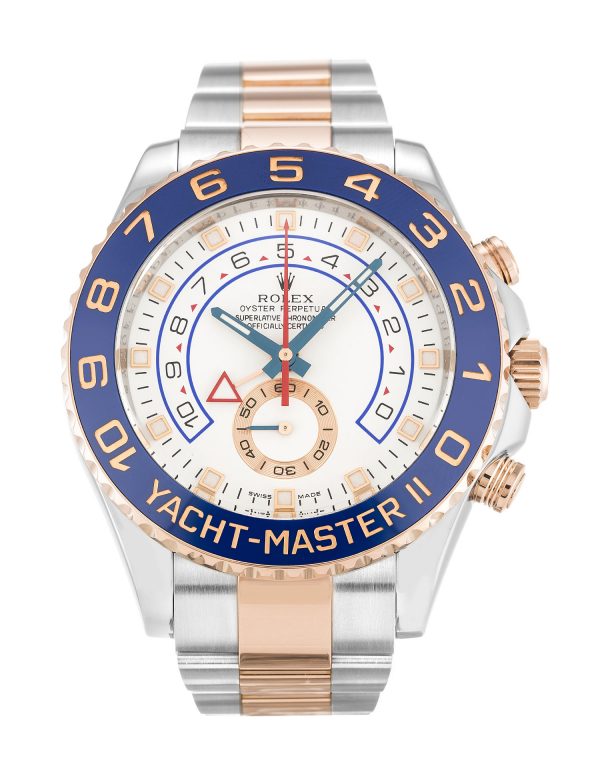 Rolex Yacht-master Ii 116681 Mens 44 Mm Steel & Rose Gold Case Automatic Movement