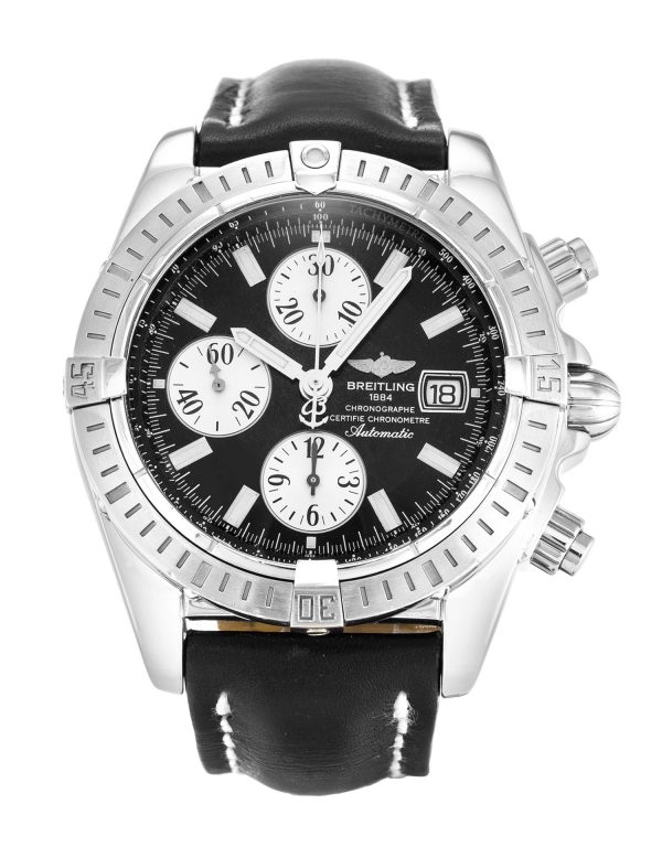 Breitling Chronomat Evolution A13356 Mens 43.7 Mm Steel Case Automatic Movement