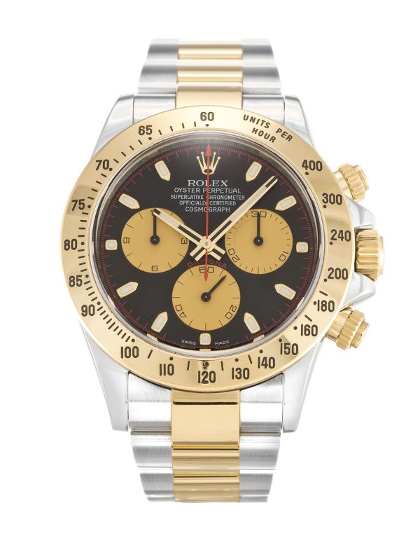 Rolex Daytona 116523 Mens 40 Mm Steel & Yellow Gold Case Automatic Movement