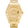 Rolex Pearlmaster 80318 Ladies 29 Mm Yellow Gold Set With Diamonds Case Automatic Movement