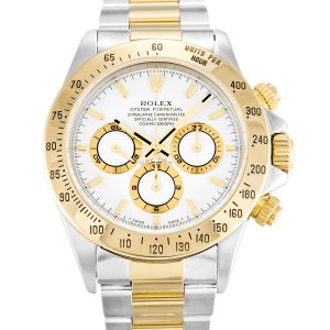 Rolex Daytona 16523 Mens 38 Mm Steel & Yellow Gold Case Automatic Movement