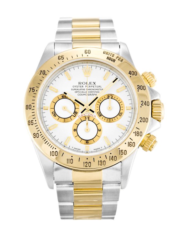 Rolex Daytona 16523 Mens 38 Mm Steel & Yellow Gold Case Automatic Movement