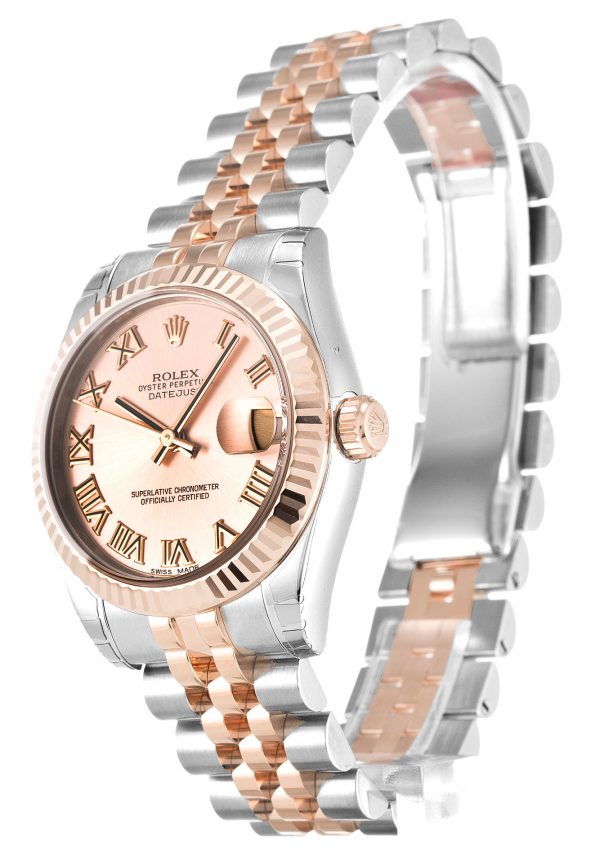 Rolex Mid-size Datejust 178271 Unisex 31 Mm Steel & Rose Gold Case Automatic Movement