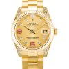 Rolex Mid-size Datejust 178238 Ladies 36 Mm Yellow Gold Set With Diamonds Case Automatic Movement
