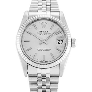 Rolex Mid-size Datejust 68274 Ladies 31 Mm Steel Case Automatic Movement