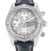 Breitling Chronomat Evolution A13356 Mens 43.7 Mm Steel Set With Diamonds Case Automatic Movement