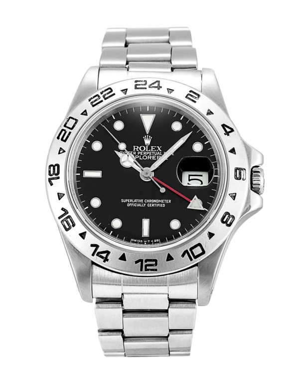 Rolex Explorer 16550 Mens 40 Mm Steel Case Automatic Movement