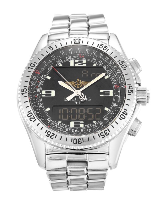 Breitling B1 A68362 Mens 42 Mm Steel Case Quartz Multi Function Movement