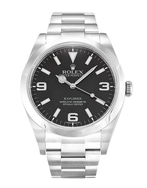 Rolex Explorer 214270 Mens 39 Mm Steel Case Automatic Movement