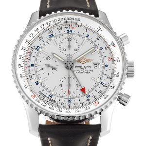 Breitling Navitimer World A24322 Mens 46 Mm Steel Case Quartz Movement