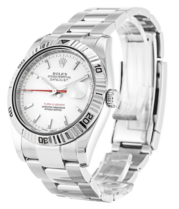 Rolex Turn-o-graph 116264 Mens 36 Mm Steel & White Gold Case Automatic Movement - Image 2