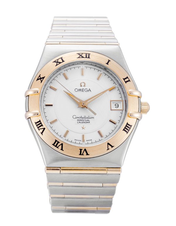 Omega Constellation 1252.30.00 Mens 33.5 Mm Steel & Yellow Gold Case Quartz Movement