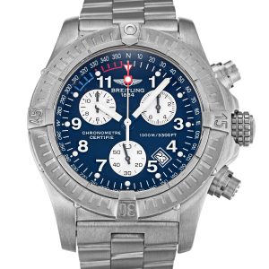 Breitling Chrono Avenger M1 E73360 Mens 44 Mm Titanium Case Quartz Movement