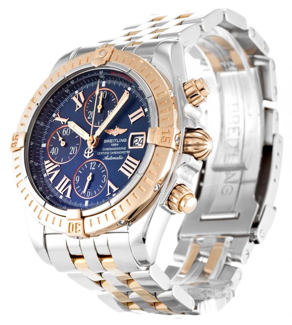 Breitling Chronomat Evolution C13356 Mens 43.7 Mm Steel & Rose Gold Case Quartz Movement - Image 2