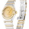 Omega Constellation Mini 1267.15.00 Ladies 22.5 Mm Steel & Yellow Gold Set With Diamonds Case Quartz Movement - Image 2