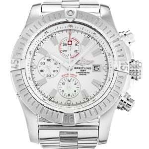 Breitling Super Avenger A13370 Mens 48.4 Mm Steel Case Quartz Movement