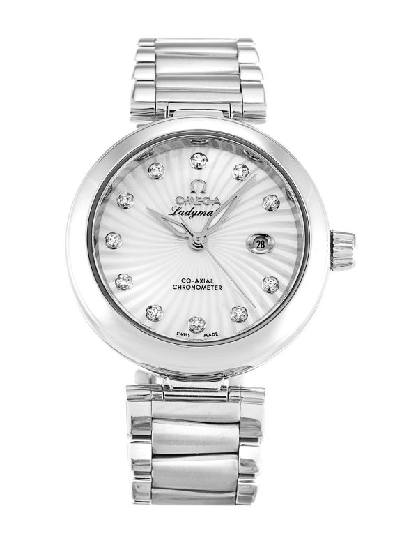 Omega De Ville Ladymatic 425.30.34.20.55.001 Ladies 34 Mm Steel Case Automatic Co-axial Movement