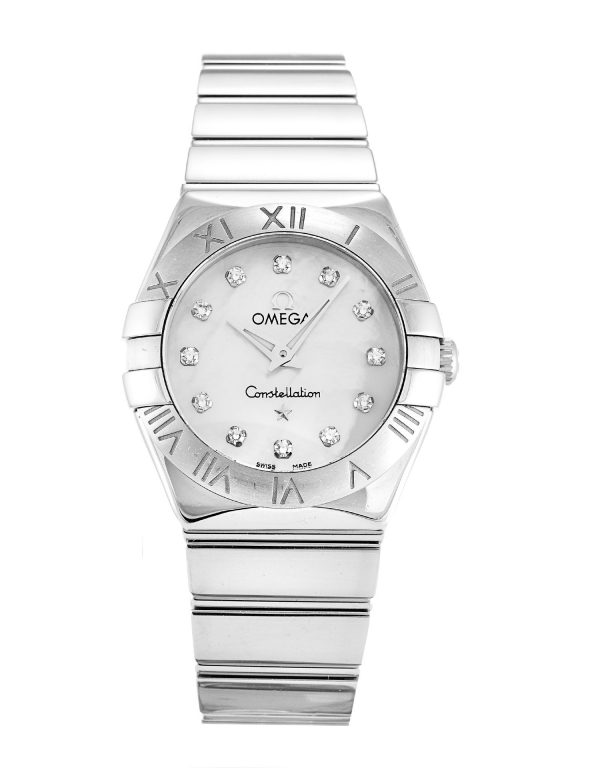 Omega Constellation Mini 123.10.24.60.55.002 Ladies 24 Mm Steel Case Quartz Movement