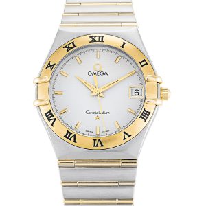 Omega Constellation 1212.30.00 Mens 33.5 Mm Steel & Yellow Gold Case Quartz Movement