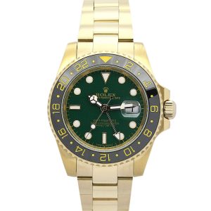 Rolex Gmt Master Ii 116718 Ln Mens 40 Mm Yellow Gold Case Automatic Movement