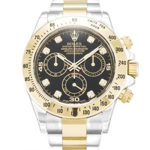 Rolex Daytona 116523 Mens 40 Mm Steel & Yellow Gold Case Automatic Movement