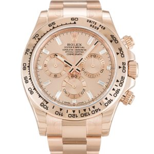 Rolex Daytona 116505 Mens 40 Mm Rose Gold Case Automatic Movement