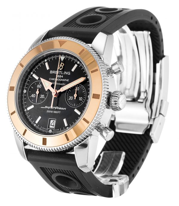Breitling Superocean Heritage U23370 Mens 44 Mm Steel & Rose Gold Case Quartz Movement - Image 2