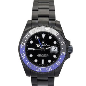 Rolex Men Oyster Perpetual 176200 Men Black Adn Blue Steel Case Automatic Movement