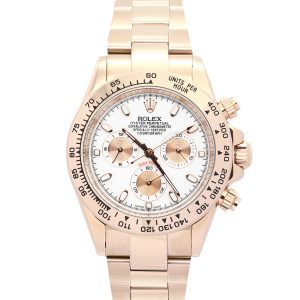 Rolex Daytona 116505 Mens 40 Mm Rose Gold Case Automatic Movement