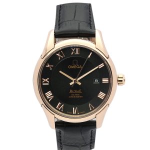 Omega De Ville Hour Vision 431.33.41.21.01.001 Mens 41 Mm Rose Gold Steel Case Automatic Co-axial Movement