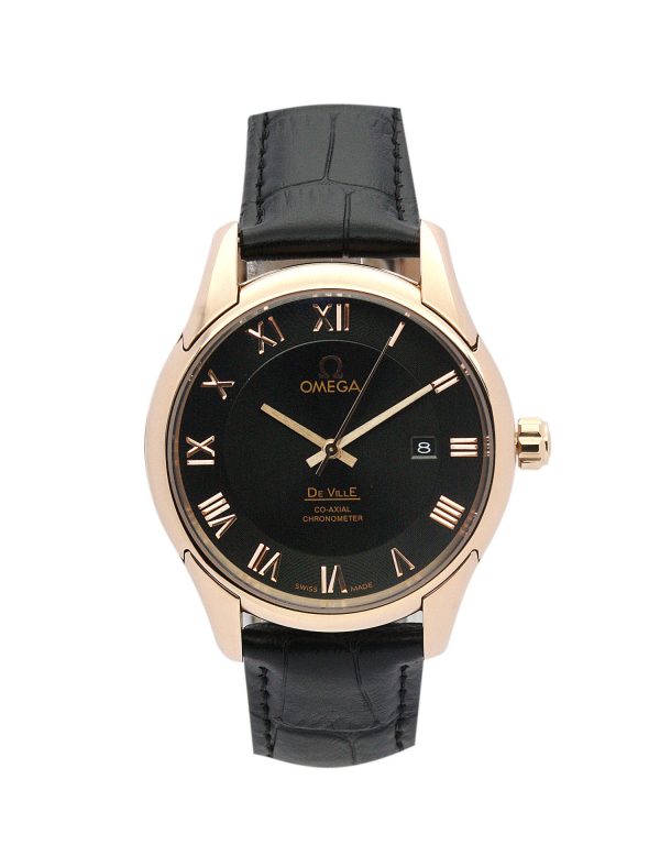 Omega De Ville Hour Vision 431.33.41.21.01.001 Mens 41 Mm Rose Gold Steel Case Automatic Co-axial Movement