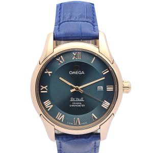 Omega De Ville Hour Vision 431.33.41.21.01.001 Mens 41 Mm Rose Gold Steel Case Automatic Co-axial Movement