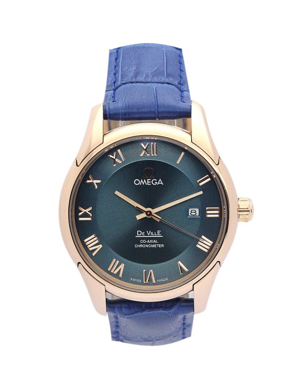 Omega De Ville Hour Vision 431.33.41.21.01.001 Mens 41 Mm Rose Gold Steel Case Automatic Co-axial Movement