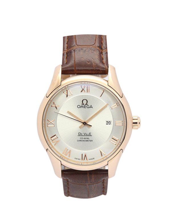 Omega De Ville Hour Vision De Ville Hour Vision Mens 41 Mm Rose Gold Steel Case Automatic Co-axial Movement