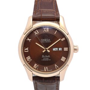 Omega De Ville Hour Vision De Ville Hour Vision Mens 41 Mm Rose Gold Steel Case Automatic Co-axial Movement