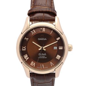 Omega De Ville Hour Vision De Ville Hour Vision Mens 41 Mm Rose Gold Steel Case Automatic Co-axial Movement