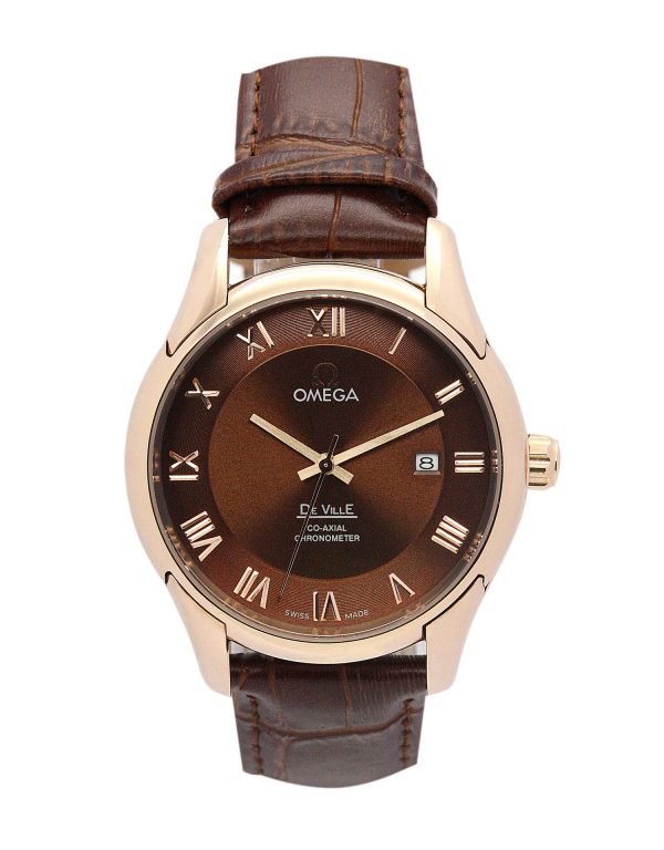 Omega De Ville Hour Vision De Ville Hour Vision Mens 41 Mm Rose Gold Steel Case Automatic Co-axial Movement