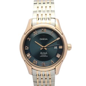 Omega De Ville Hour Vision 431.33.41.21.01.001 Mens 41 Mm Rose Gold Steel Case Automatic Co-axial Movement