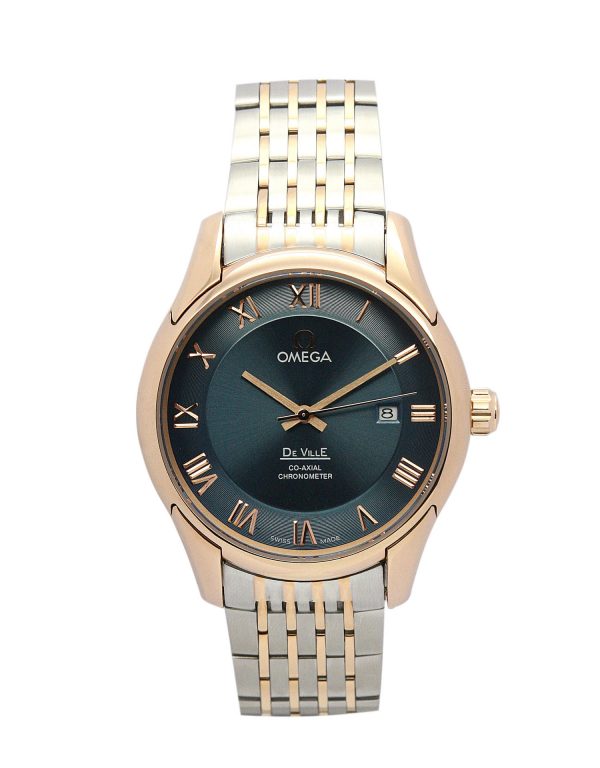 Omega De Ville Hour Vision 431.33.41.21.01.001 Mens 41 Mm Rose Gold Steel Case Automatic Co-axial Movement