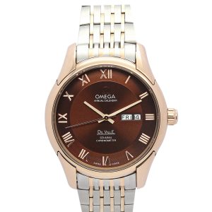 Omega De Ville Hour Vision 431.33.41.21.01.001 Mens 41 Mm Rose Gold Steel Case Automatic Co-axial Movement