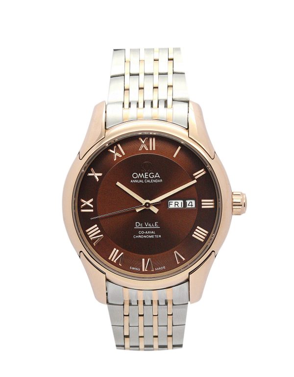 Omega De Ville Hour Vision 431.33.41.21.01.001 Mens 41 Mm Rose Gold Steel Case Automatic Co-axial Movement