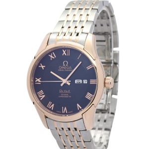 Omega De Ville Hour Vision 431.33.41.21.01.001 Mens 41 Mm Rose Gold Steel Case Automatic Co-axial Movement