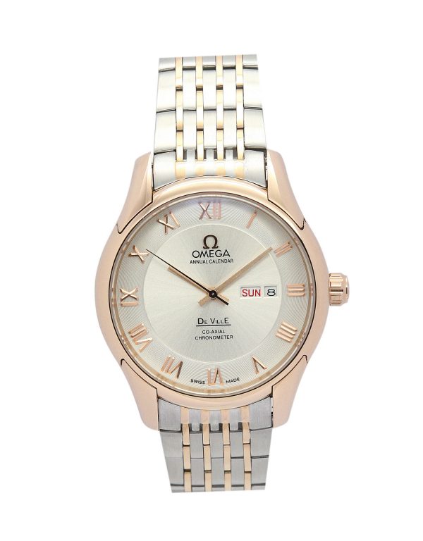 Omega De Ville Hour Vision 431.33.41.21.01.001 Mens 41 Mm Rose Gold Steel Case Automatic Co-axial Movement