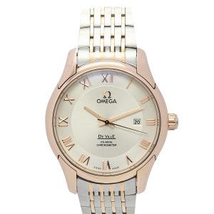 Omega De Ville Hour Vision 431.33.41.21.01.001 Mens 41 Mm Rose Gold Steel Case Automatic Co-axial Movement